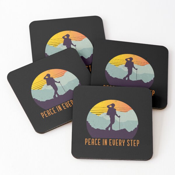 Item preview, Peace in every step, hiking/walking  designed and sold by TalkTee Me.