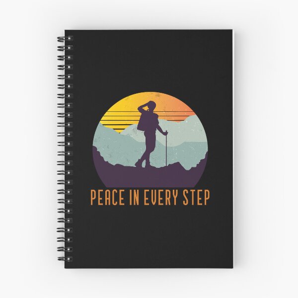 Item preview, Peace in every step, hiking/walking  designed and sold by TalkTee Me.