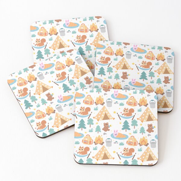 Item preview, Baby Shower Camping Seamless designed and sold by KJackArtwork.