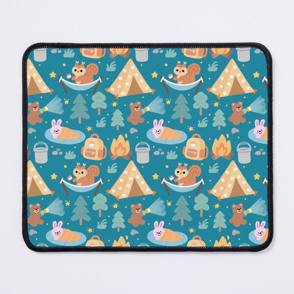 Item preview, Baby Shower Camping Seamless designed and sold by KJackArtwork.