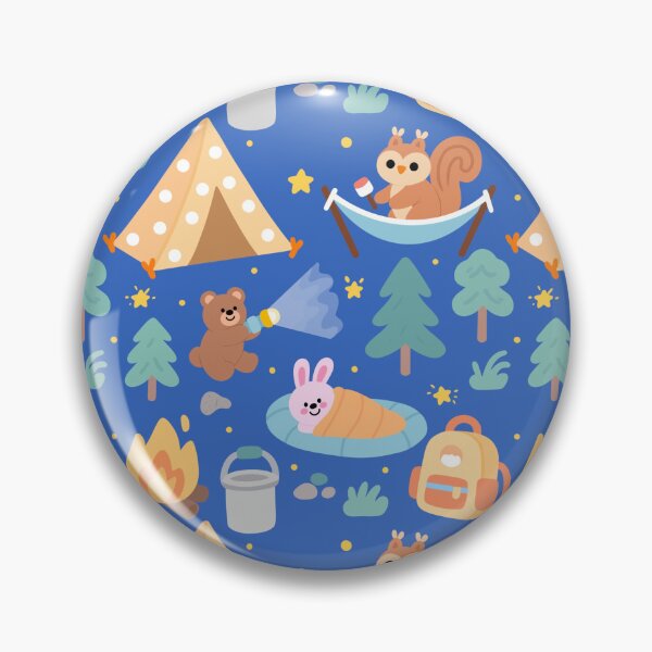 Item preview, Baby Shower Camping Seamless designed and sold by KJackArtwork.