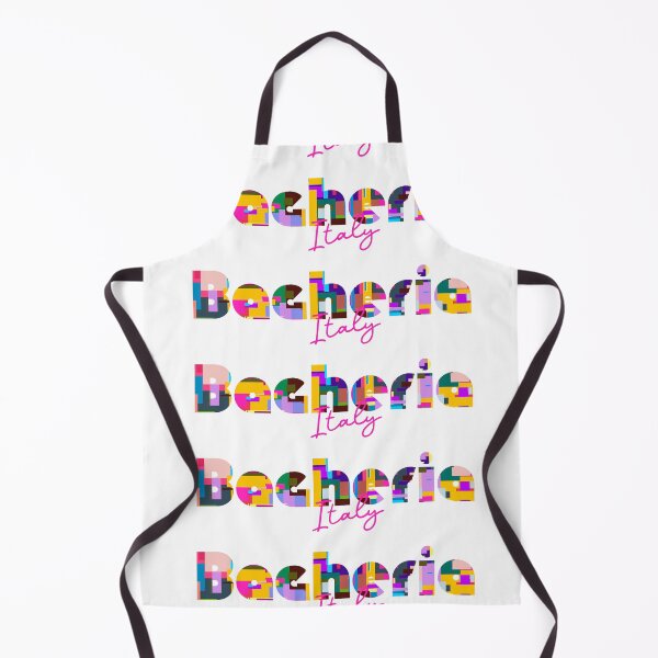 Item preview, Bagheria, Italy, Vibrant Abstract City Typography Art designed and sold by Wanderful-roads.