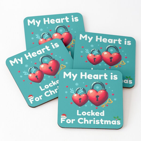 Item preview, My Heart Is Locked For Christmas designed and sold by ATime7Day.