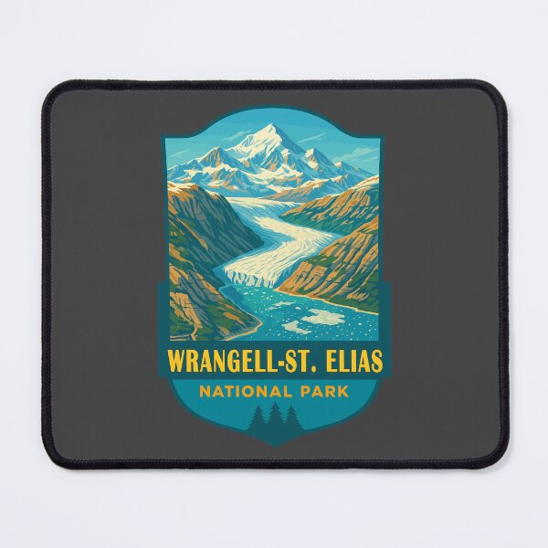 Item preview, Wrangell–St. Elias Alaska Mountain Sticker designed and sold by Ismeal Von.