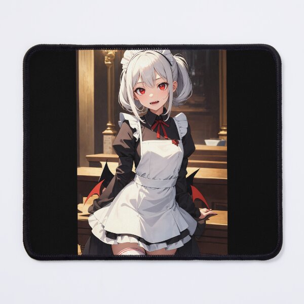 Item preview, Cute Vampire Maid in Classroom | Anime Girl with Fangs and Bat Wings designed and sold by iloveanimechibi.