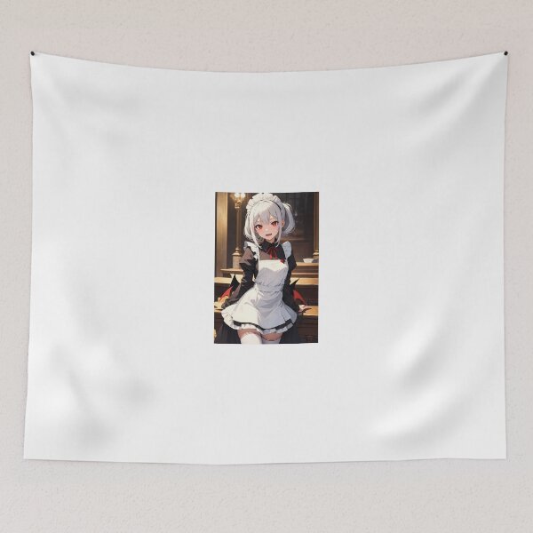 Item preview, Cute Vampire Maid in Classroom | Anime Girl with Fangs and Bat Wings designed and sold by iloveanimechibi.