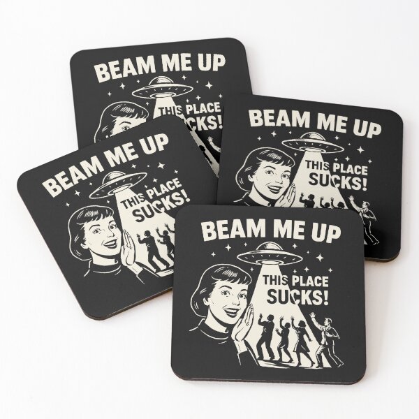 Item preview, Beam Me Up This Place Sucks! designed and sold by gear-posters.