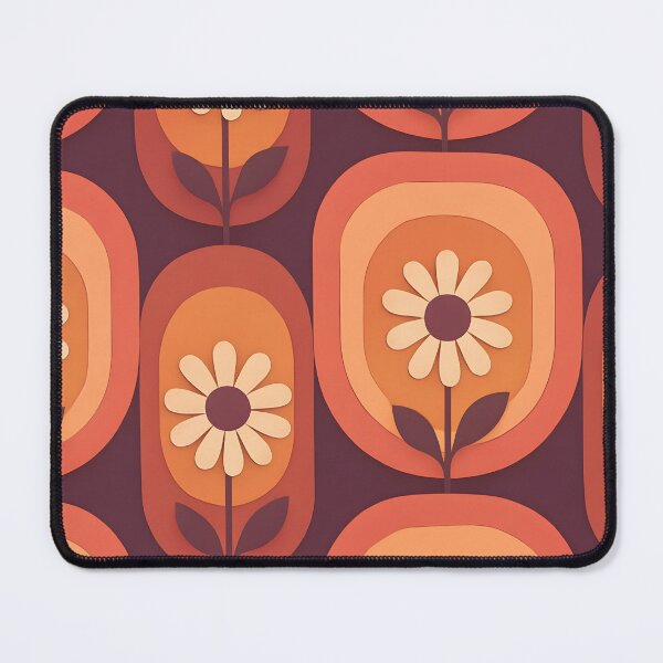 Item preview, Nested Ovals x Asteraceae Art Print – Sunset Gradient Calm designed and sold by Artsy-With.