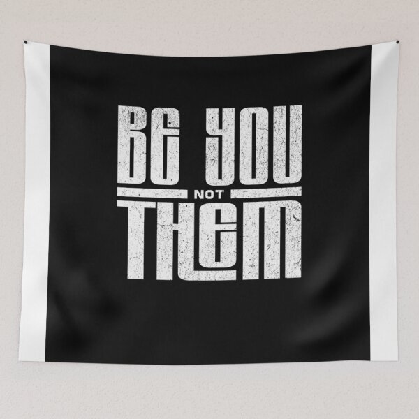 Item preview, Sé tú mismo, no ellos: frase tipográfica motivacional minimalista designed and sold by Lucky-Spring.