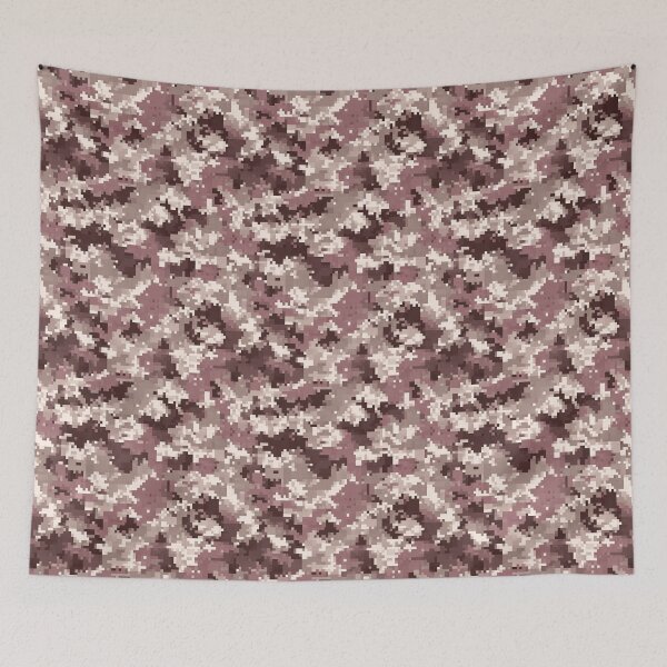 Item preview, Minimalistic Luxurious Pixeled Camouflage Texture For Military Style Fan designed and sold by RoyalStarsPatts.