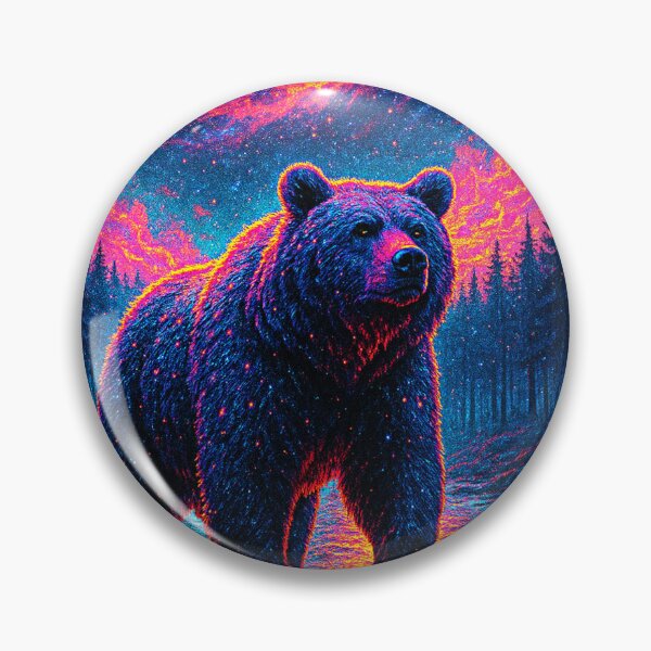 Item preview, Cosmic Bear Under Galaxy Sky designed and sold by Expl0rer.