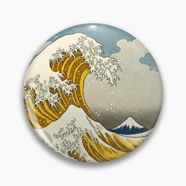 Item preview, The Great Wave of Beer - Golden Liquid Gold Kanagawa Parody designed and sold by Imaginationbeyond.