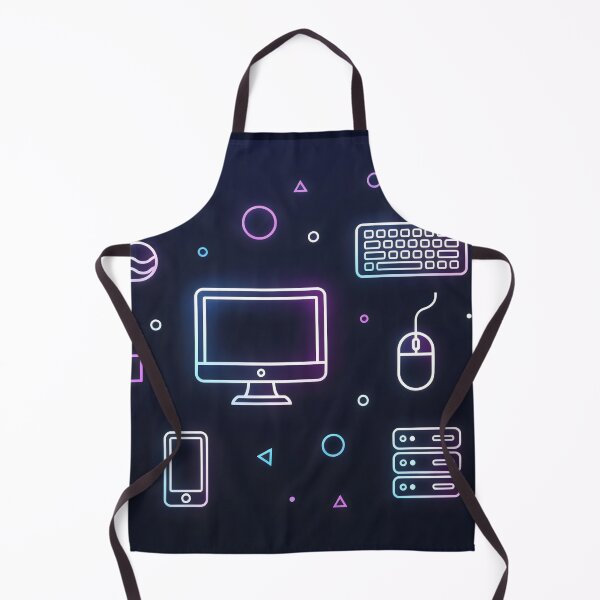 Item preview, Neon Tech Icons Cloud Connectivity Retro Digital Grid Design designed and sold by SplashTastic.