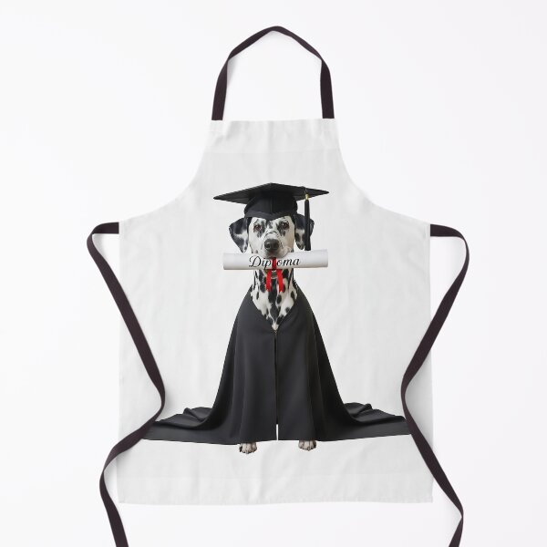 Item preview, Dog wearing graduation cap, diploma, and cape designed and sold by PetPeter.