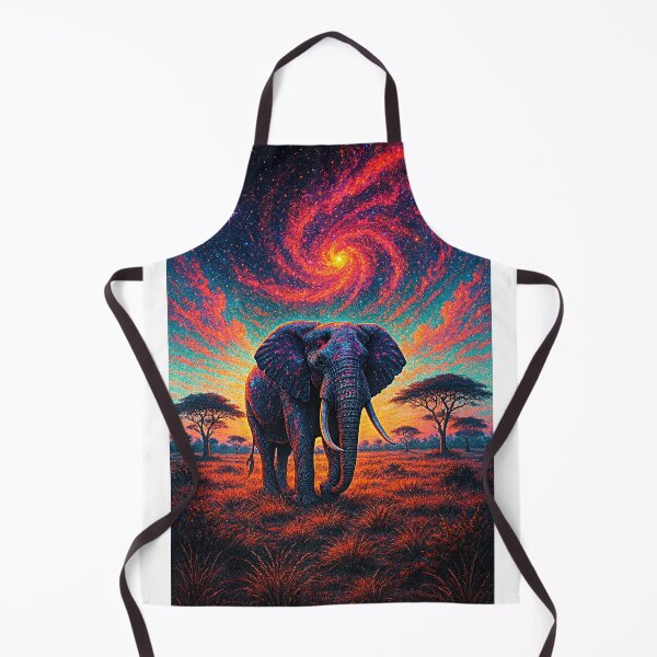 Item preview, Cosmic Elephant Under Galaxy Sky designed and sold by Expl0rer.