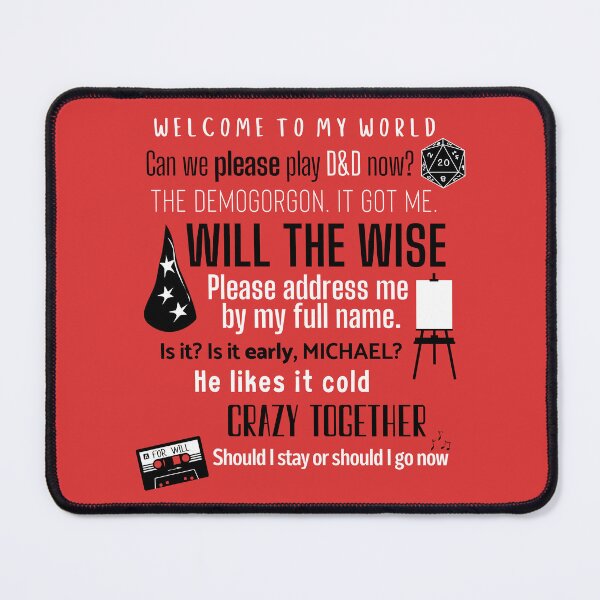 Item preview, Stranger Things Will Byers Quotes designed and sold by humnoo.