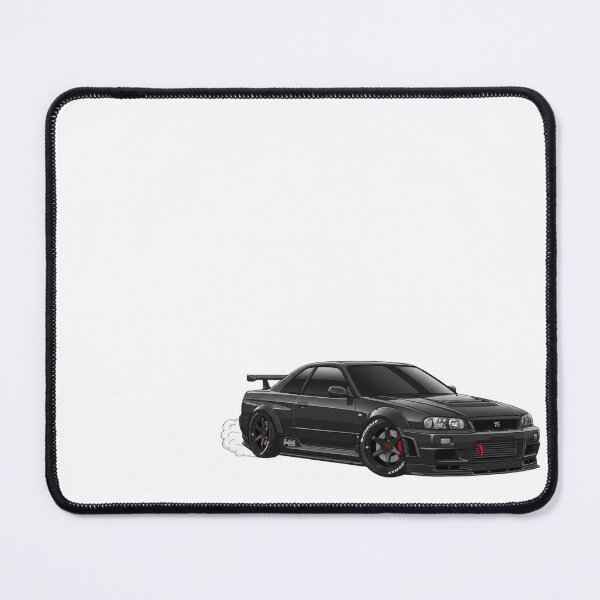 Item preview, Nissan R34 GTR Drifting Vector Illustration JDM Fan Gift designed and sold by Joyfulimaginery.