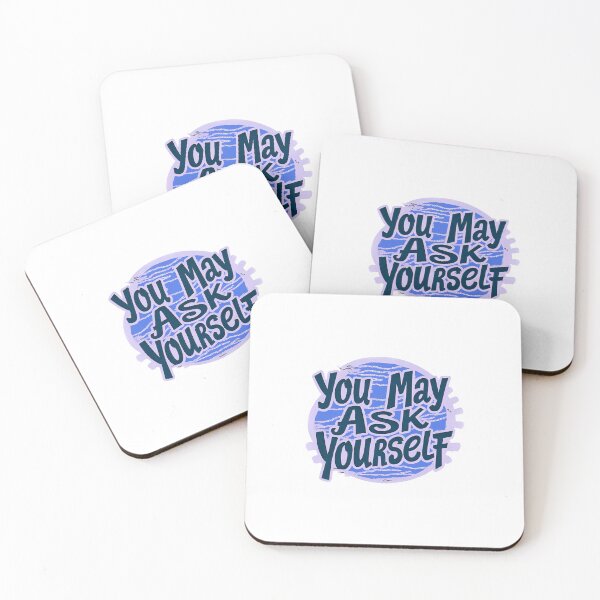 Item preview, You May Ask Yourself Minimal Art – Abstract Thought Quote Design designed and sold by nytrends.