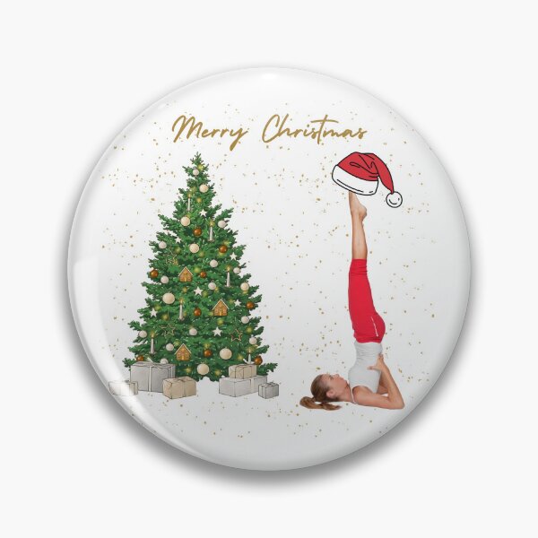 Item preview, christmas yoga vibes designed and sold by Hillys Digital collage.