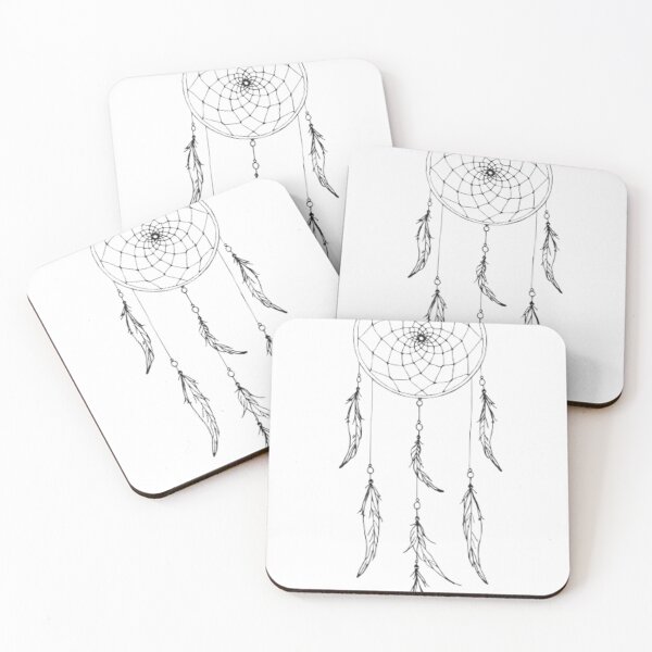Item preview, Minimalist Dreamcatcher — Line Art designed and sold by mari0n980.