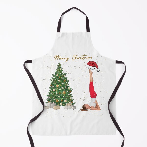Item preview, christmas yoga vibes designed and sold by Hillys Digital collage.