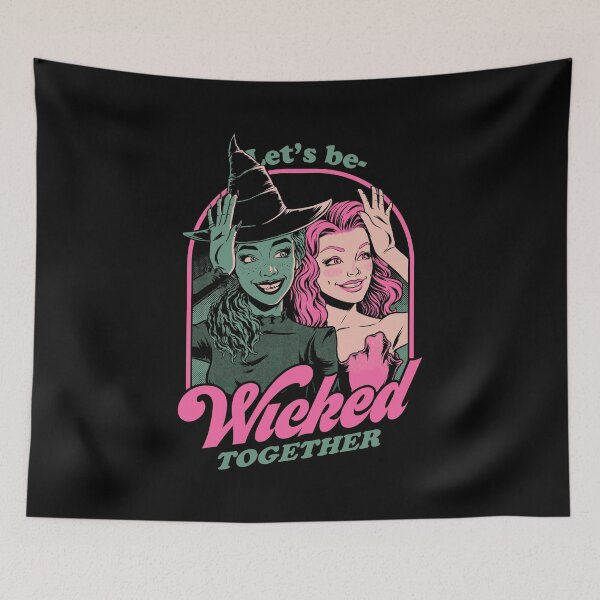 Item preview, Green Pink Witches - Pink Frame - Musical Movie Gift designed and sold by Studio Mootant.