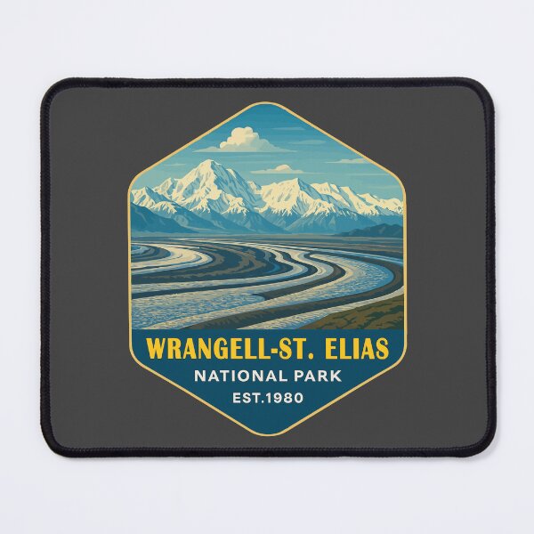 Item preview, Wrangell–St. Elias Alaska Mountain Sticker designed and sold by Ismeal Von.