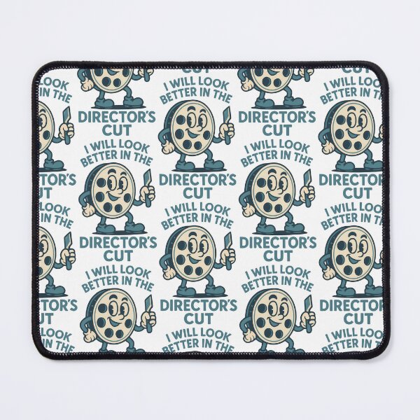 Item preview, I Will Look Better in the Director’s Cut Film Reel Cartoon Design designed and sold by TeeTimeTreasure.