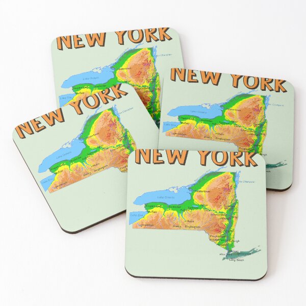 Item preview, New York State of Mind, Vintage Topographic Map T-Shirt designed and sold by mashmosh.