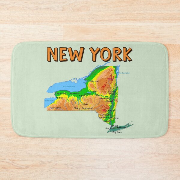 Item preview, New York State of Mind, Vintage Topographic Map T-Shirt designed and sold by mashmosh.
