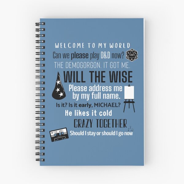 Item preview, Will Byers Quotes Collage designed and sold by humnoo.