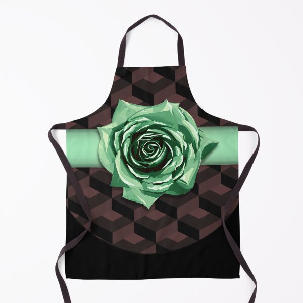 Item preview, Green Purple Retro Geometric Neon Rose Choker Corsage designed and sold by TackyTime.