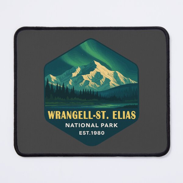 Item preview, Wrangell–St. Elias Alaska Mountain Sticker designed and sold by Ismeal Von.