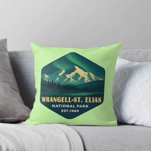 Item preview, Wrangell–St. Elias Alaska Mountain Sticker designed and sold by Ismeal Von.