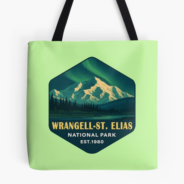 Item preview, Wrangell–St. Elias Alaska Mountain Sticker designed and sold by Ismeal Von.