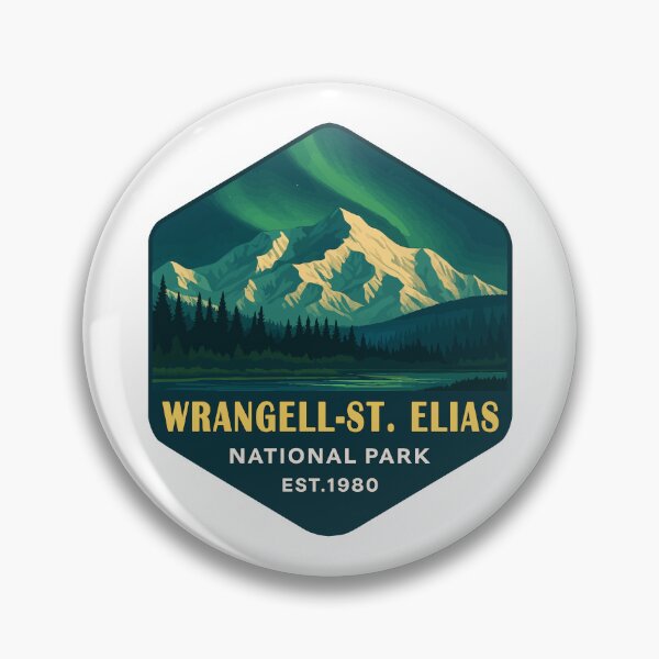 Item preview, Wrangell–St. Elias Alaska Mountain Sticker designed and sold by Ismeal Von.