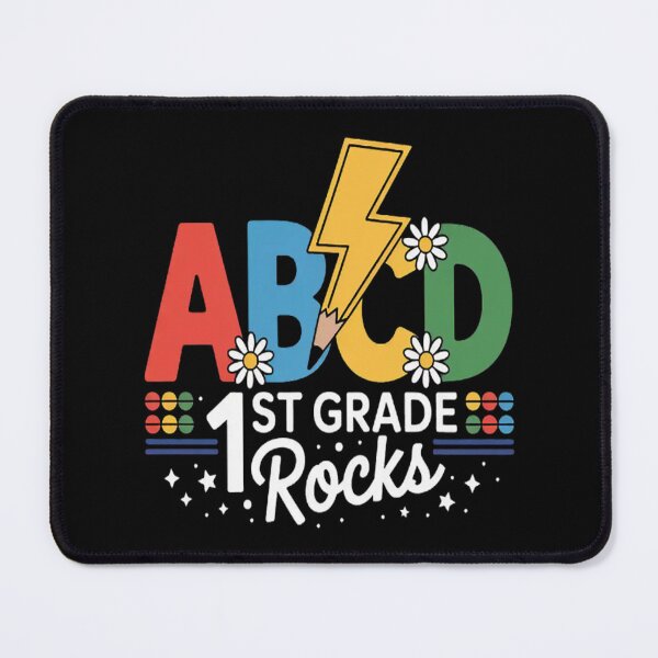 Item preview, 1st Grade Rocks ABCD Back To School Rock Teachers designed and sold by CottonCandyPrin.