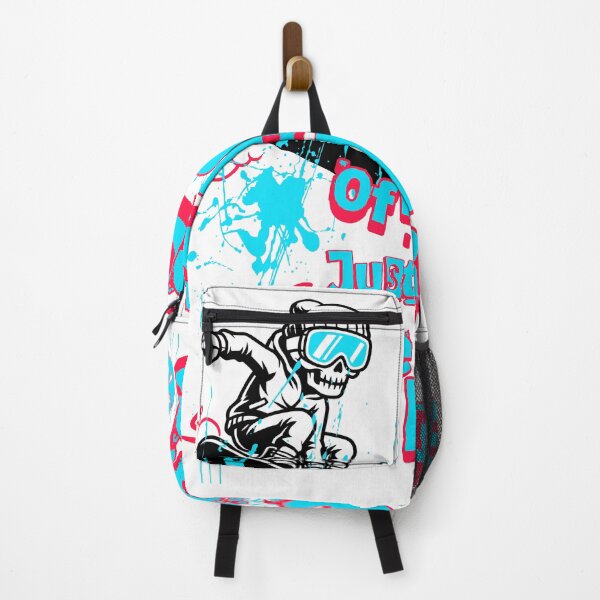 Item preview, Snowboarding skeleton with the saying: The secret of Life - Just enjoy the ride! designed and sold by Nana-and-Mo.
