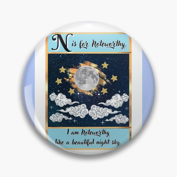 Item preview, N is for Noteworthy  designed and sold by artbyomega.