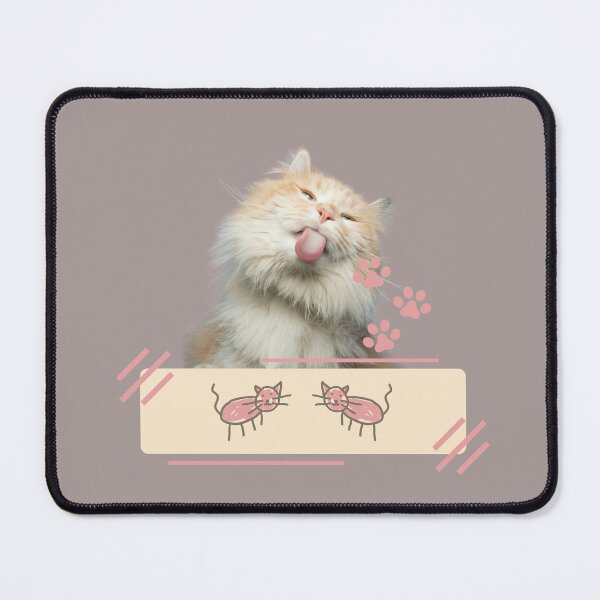 Item preview, Playful Fluffy Cat Meme – Cute Pastel Kitty Design designed and sold by IREMORHAN.