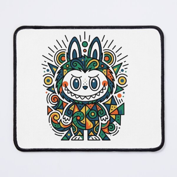 Item preview, labubu art, cute adorable labubu doll with vibrant colors designed and sold by nicnacc.