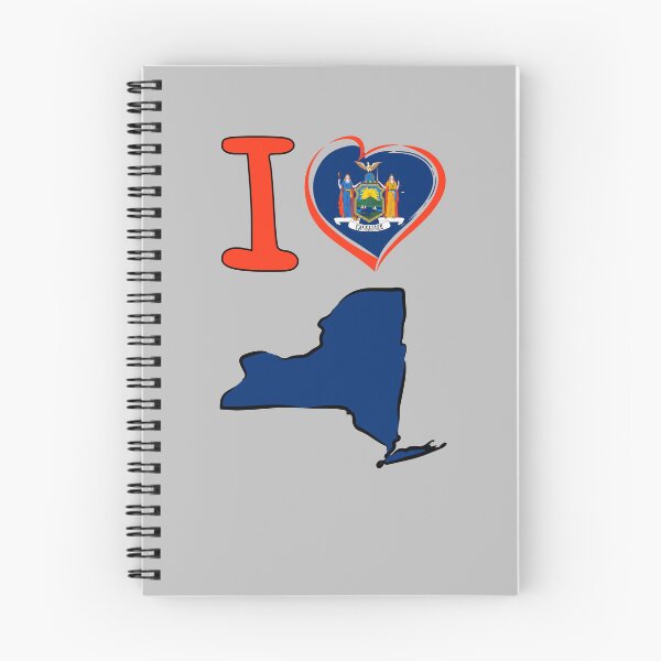Item preview, I Love New York State Emblem Map T-Shirt | Excelsior Pride Gift designed and sold by mashmosh.