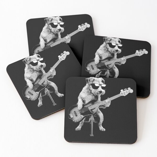 Item preview, Rock Dog Playing Guitar designed and sold by AdelinaPi.