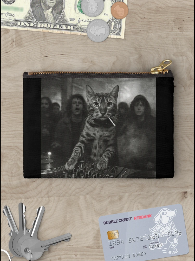 Thumbnail 3 of 4, Zipper Pouch, Bengal Rave designed and sold by Stefan Slater.