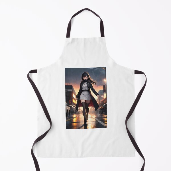 Item preview, Cool Anime Girl in Trench Coat | Dark Streetwear Detective Spy designed and sold by iloveanimechibi.