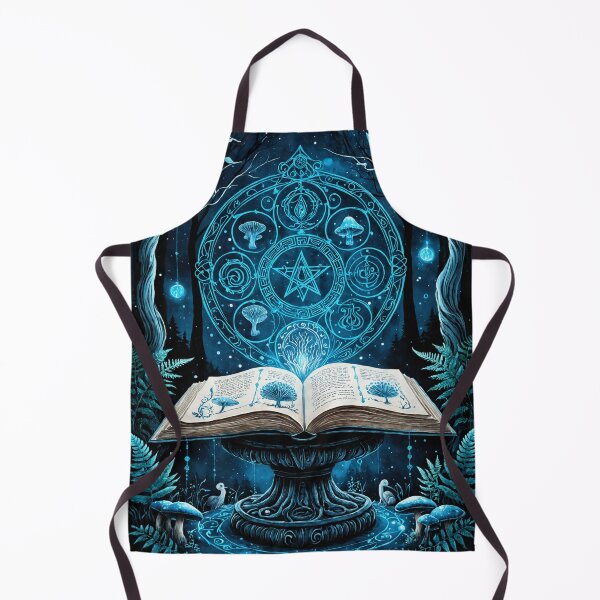 Item preview, Glowing Blue Pentagram & Magic Circle Spell Book designed and sold by IdeaSmith.
