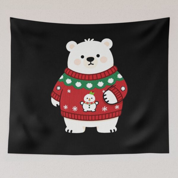 Item preview, Polar Bear Sweater Struggle designed and sold by Aetheriswork.