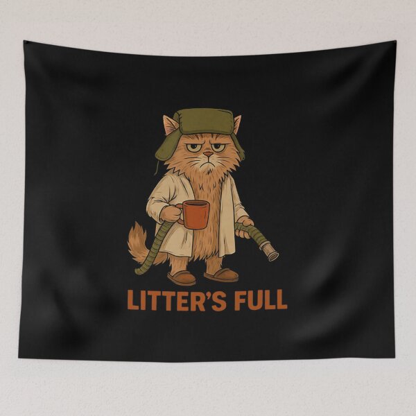 Item preview, Litter’s Full  designed and sold by elizabethkeeler.