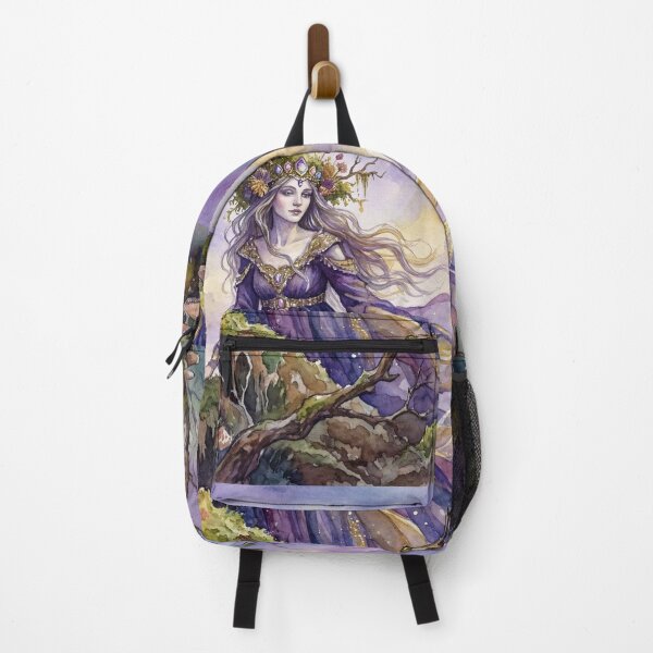 Item preview, Regal Fae Hawthorn Emergence creature of folklore watercolor artwork illustration designed and sold by Vintage Designs +.