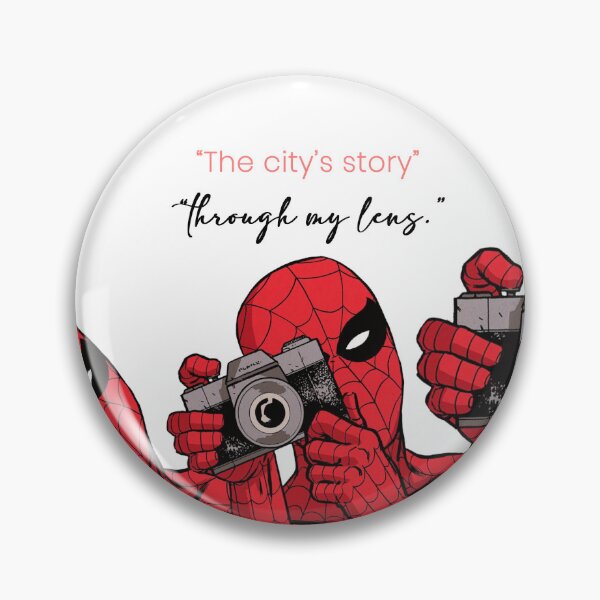 Item preview, Spider City Camera Aesthetic Design | Through My Lens Quote Art designed and sold by DesignsbyLogesh.